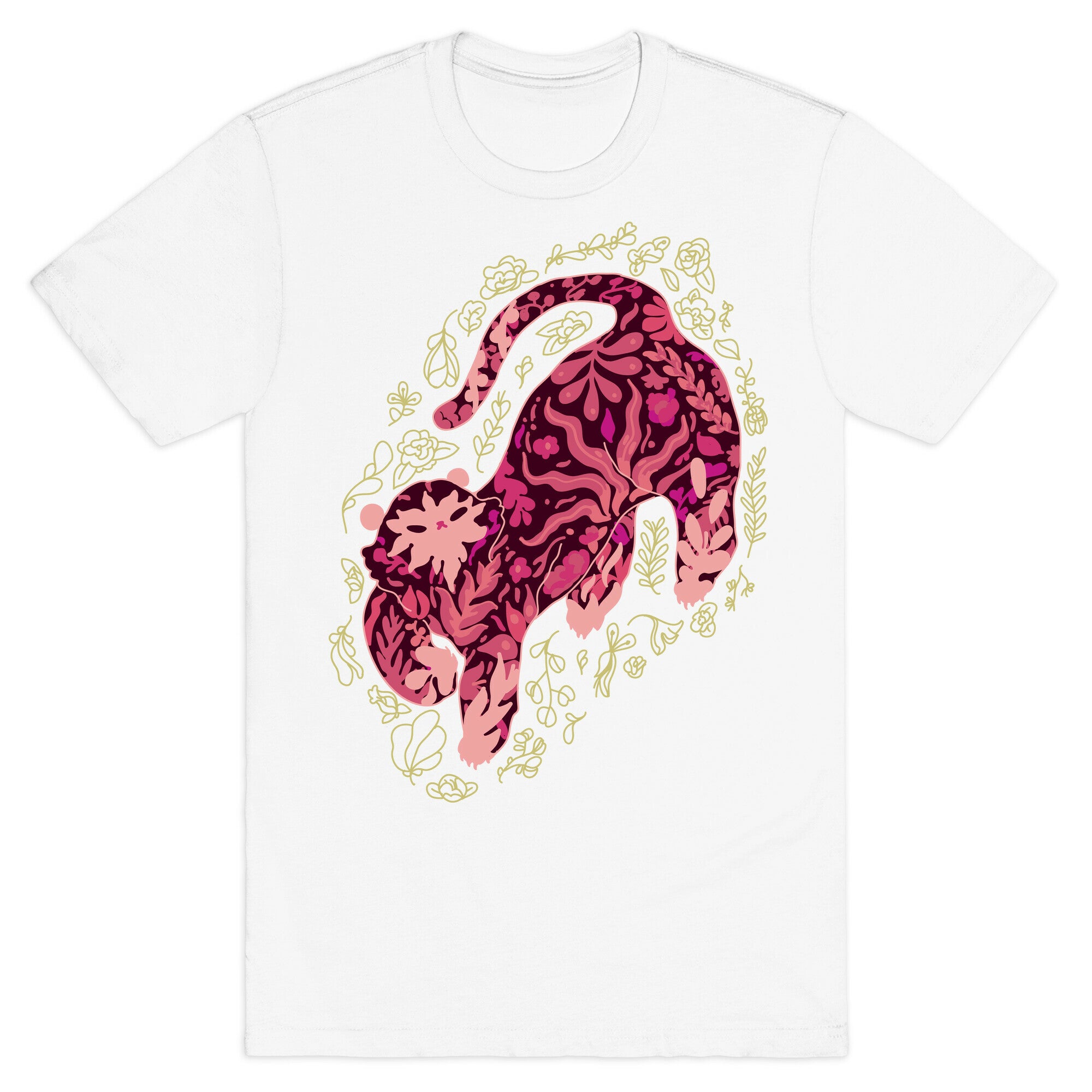 Floral Tiger  T-Shirt