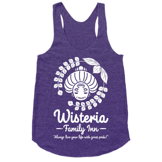 Wisteria Family Inn Racerback Tank
