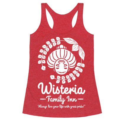 Wisteria Family Inn Racerback Tank