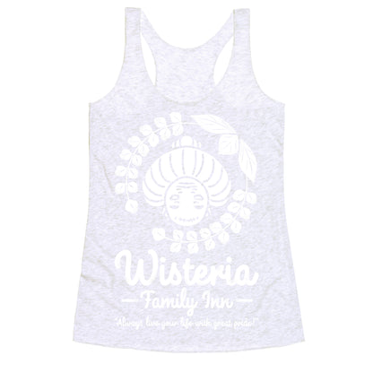 Wisteria Family Inn Racerback Tank