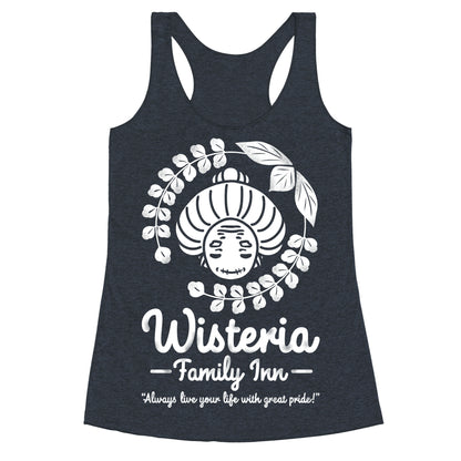 Wisteria Family Inn Racerback Tank