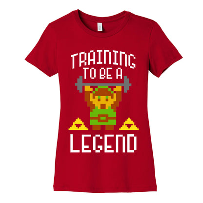 Training To Be A Legend Women's Cotton Tee