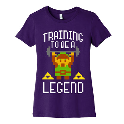 Training To Be A Legend Women's Cotton Tee