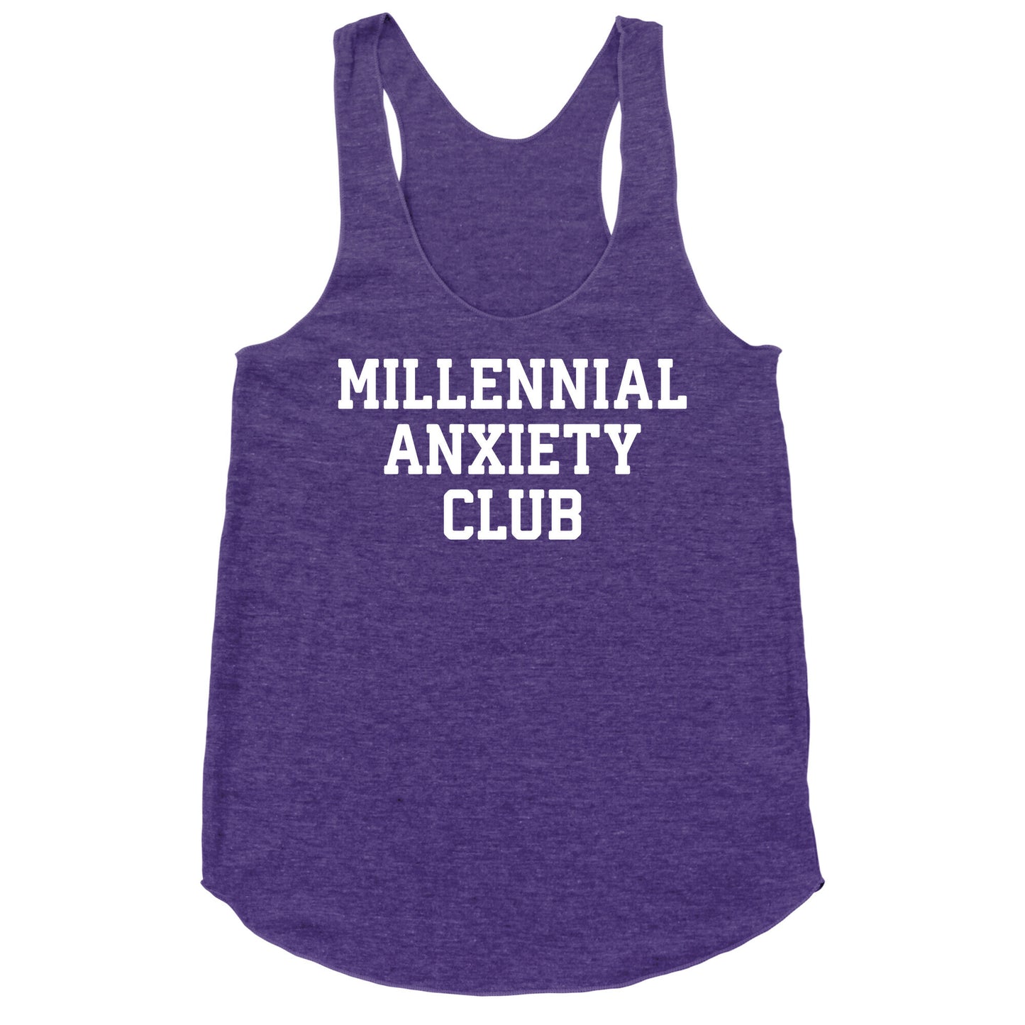 Millennial Anxiety Club Racerback Tank