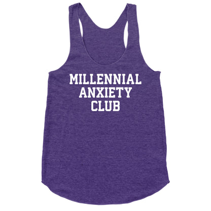 Millennial Anxiety Club Racerback Tank