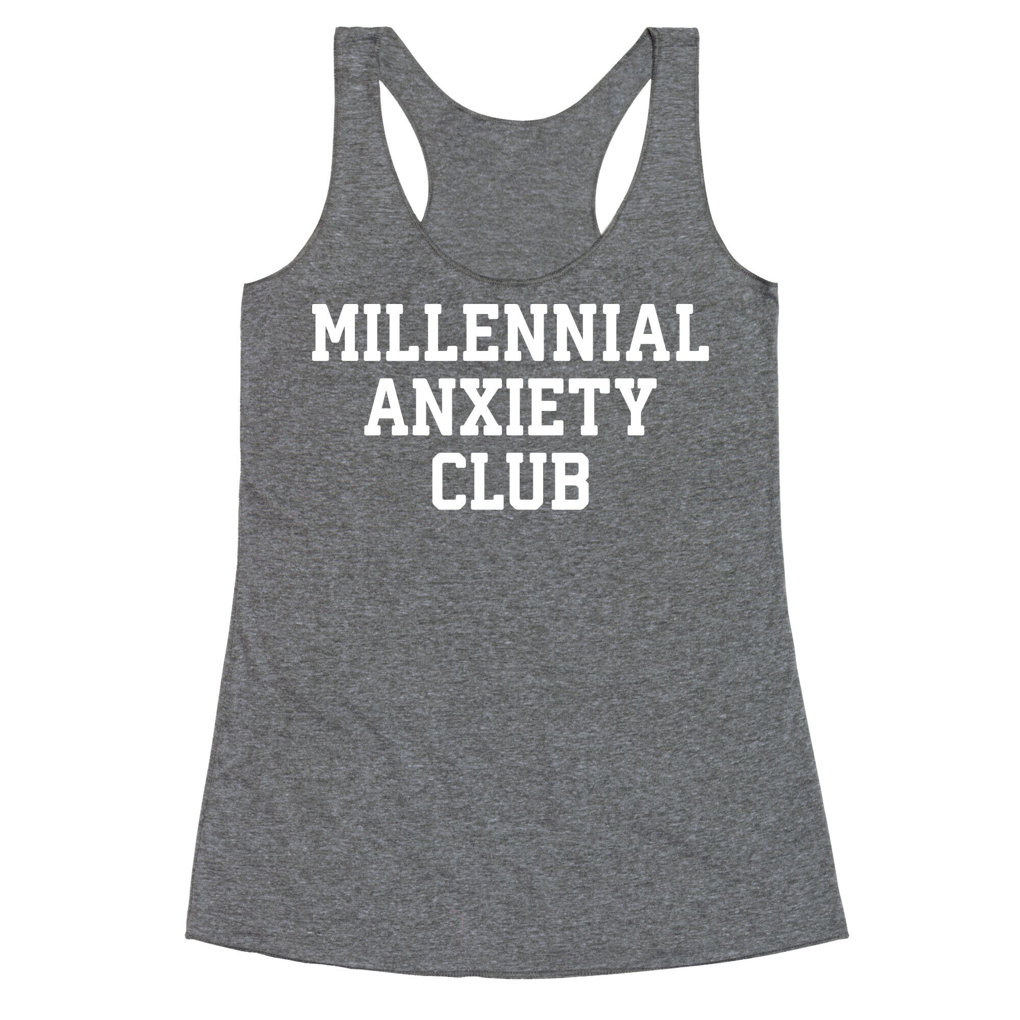 Millennial Anxiety Club Racerback Tank