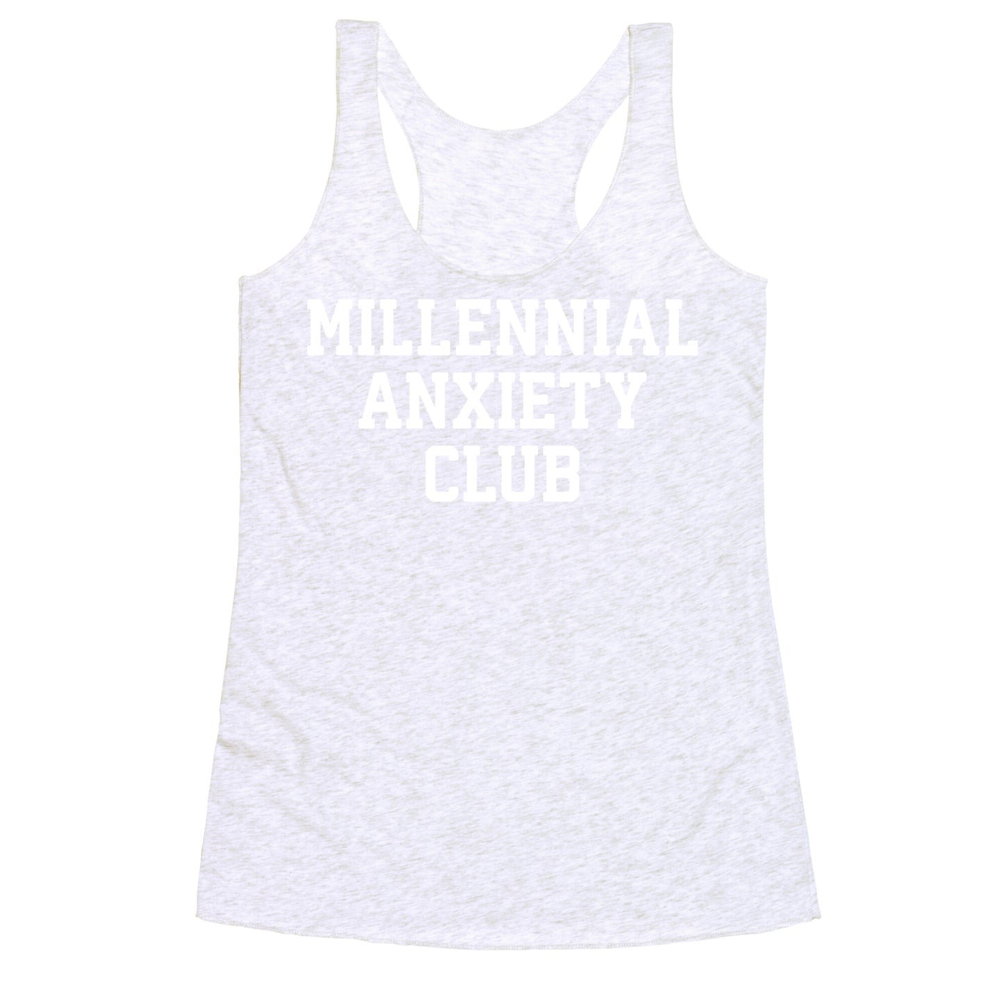 Millennial Anxiety Club Racerback Tank