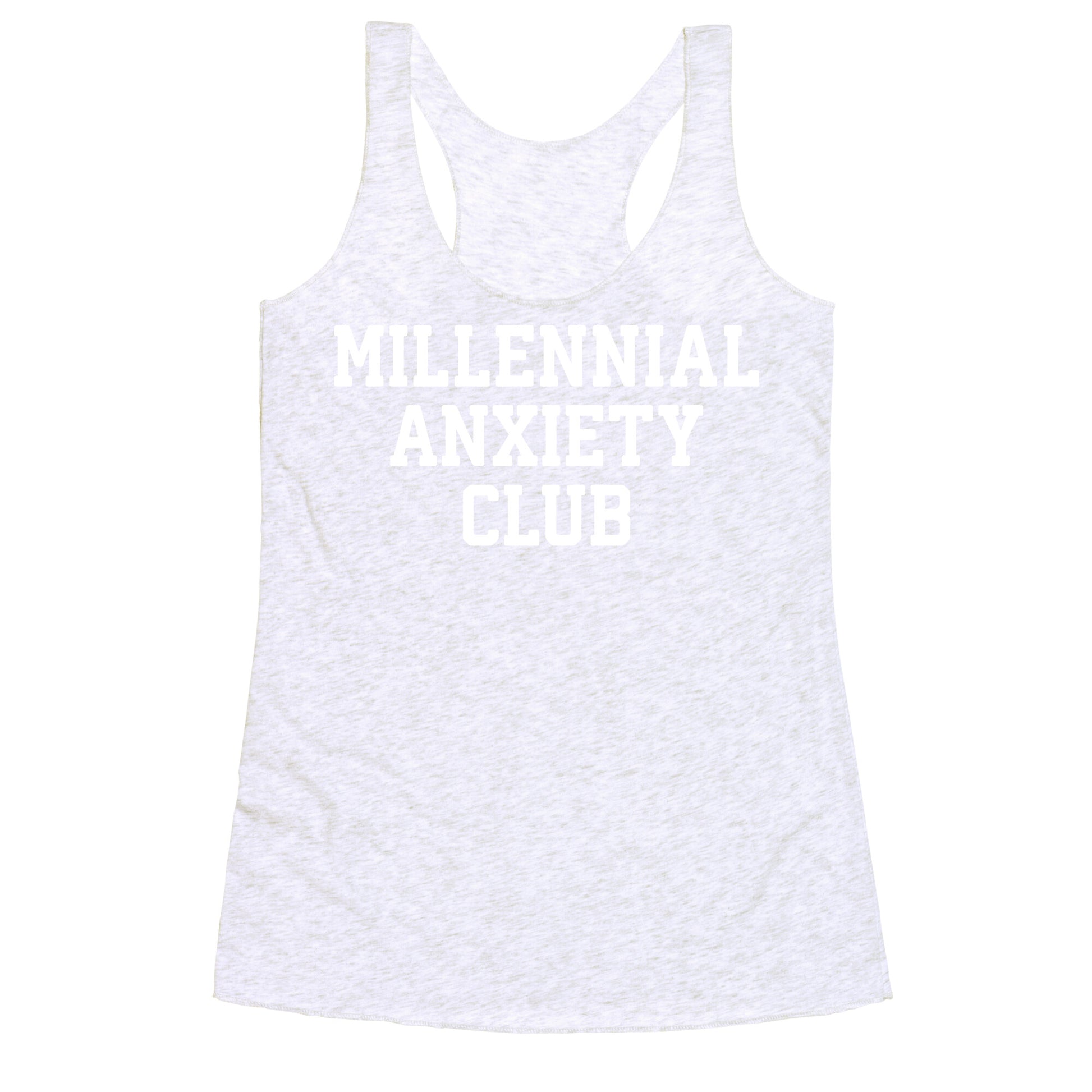 Millennial Anxiety Club Racerback Tank