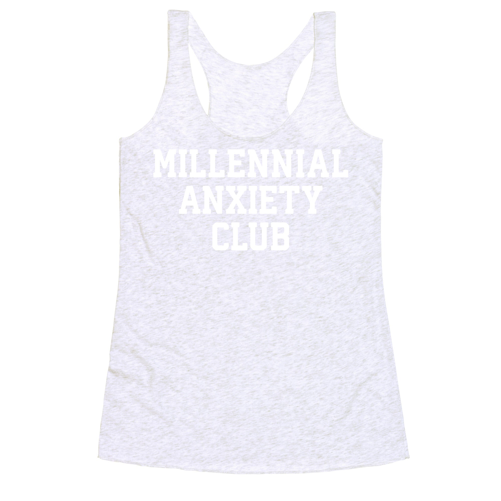 Millennial Anxiety Club Racerback Tank