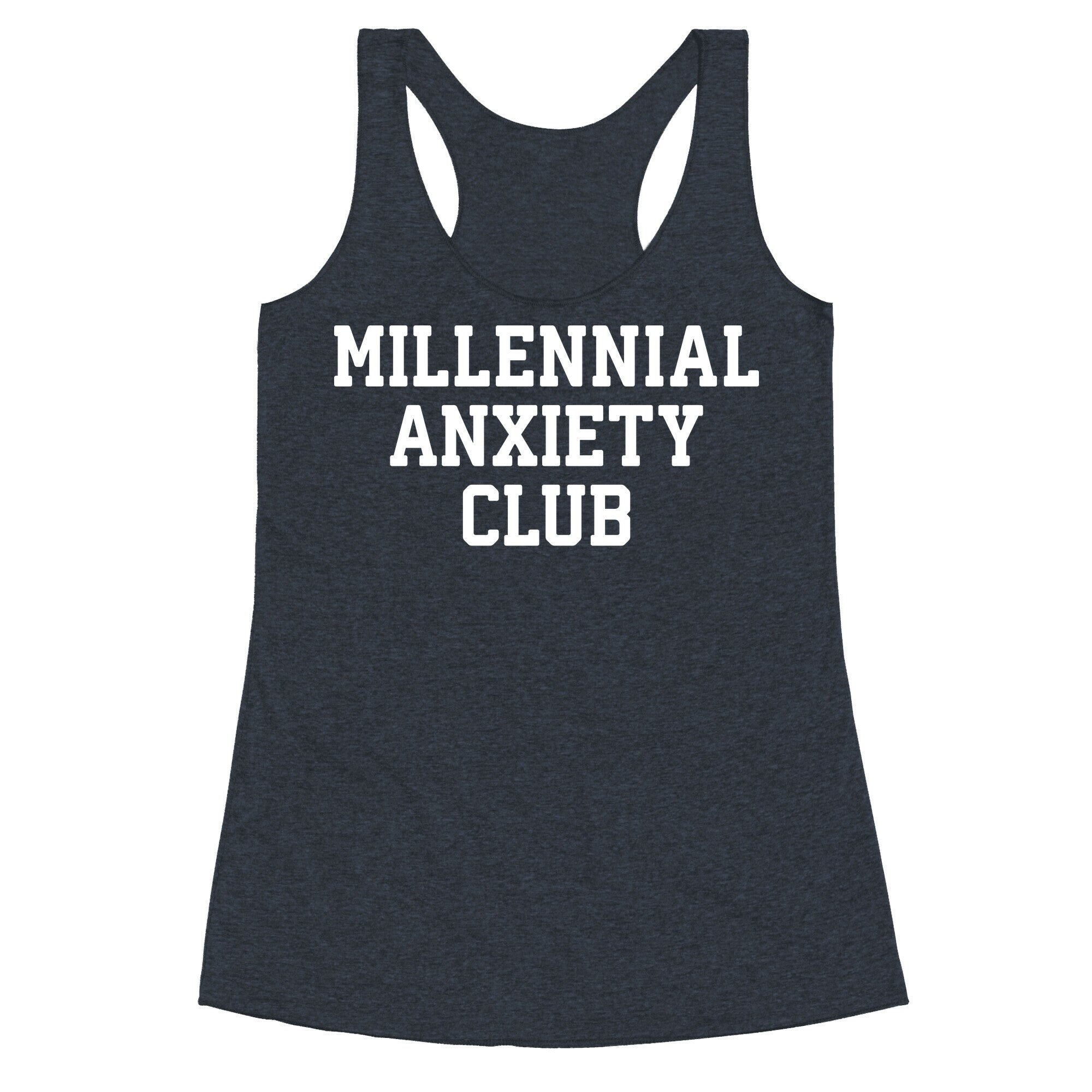 Millennial Anxiety Club Racerback Tank