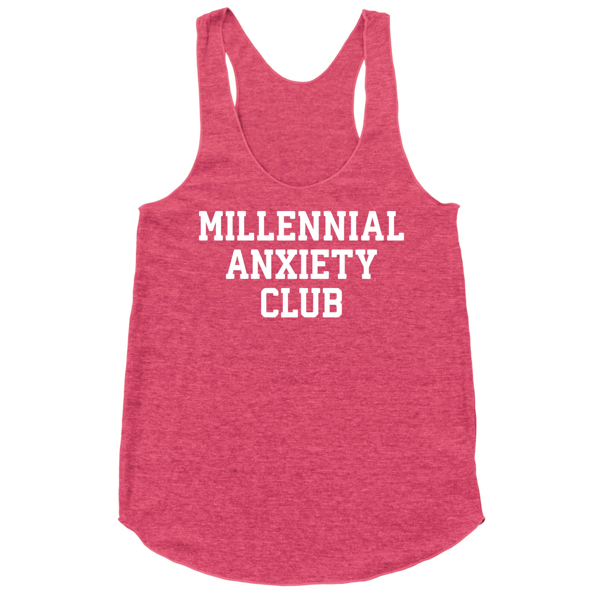 Millennial Anxiety Club Racerback Tank