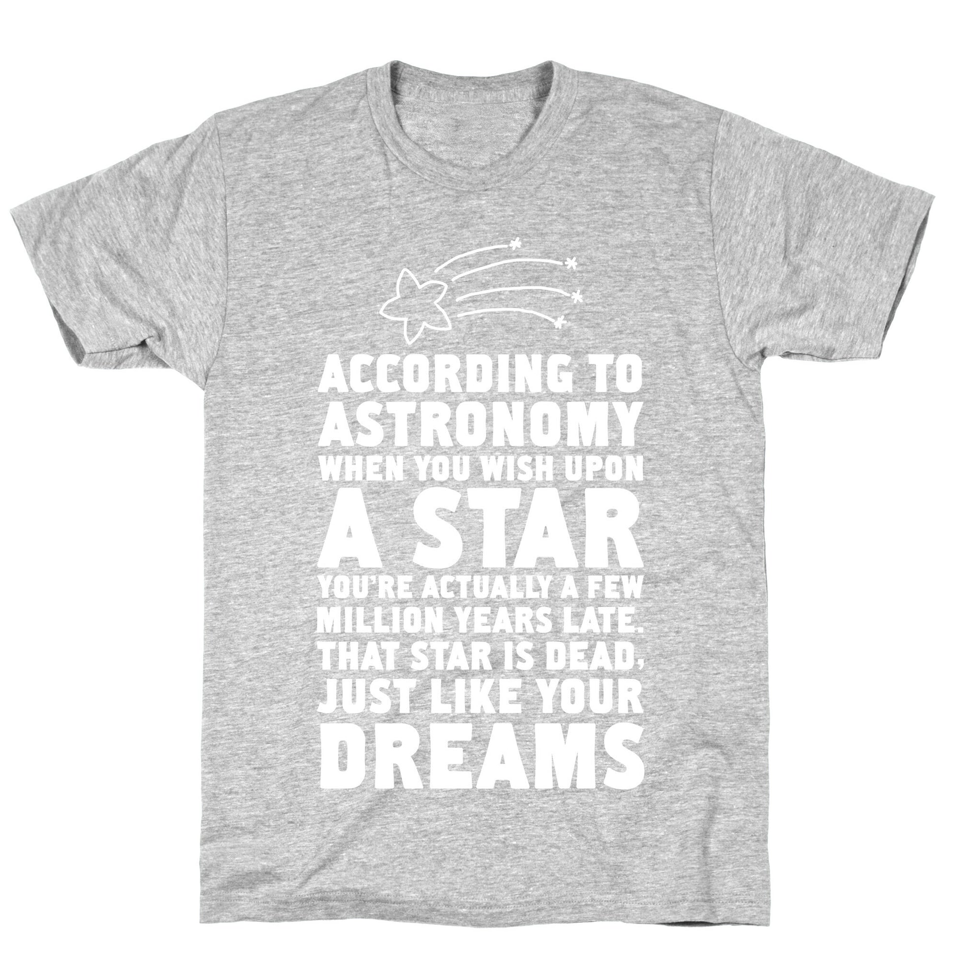According to Astronomy all Your Dreams are Dead. T-Shirt