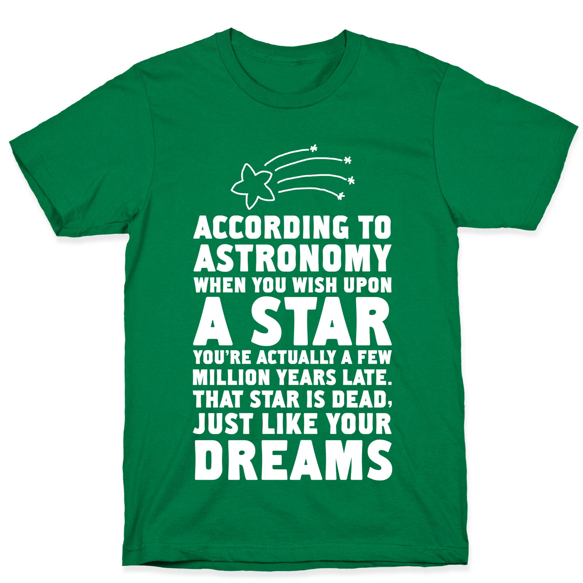 According to Astronomy all Your Dreams are Dead. T-Shirt
