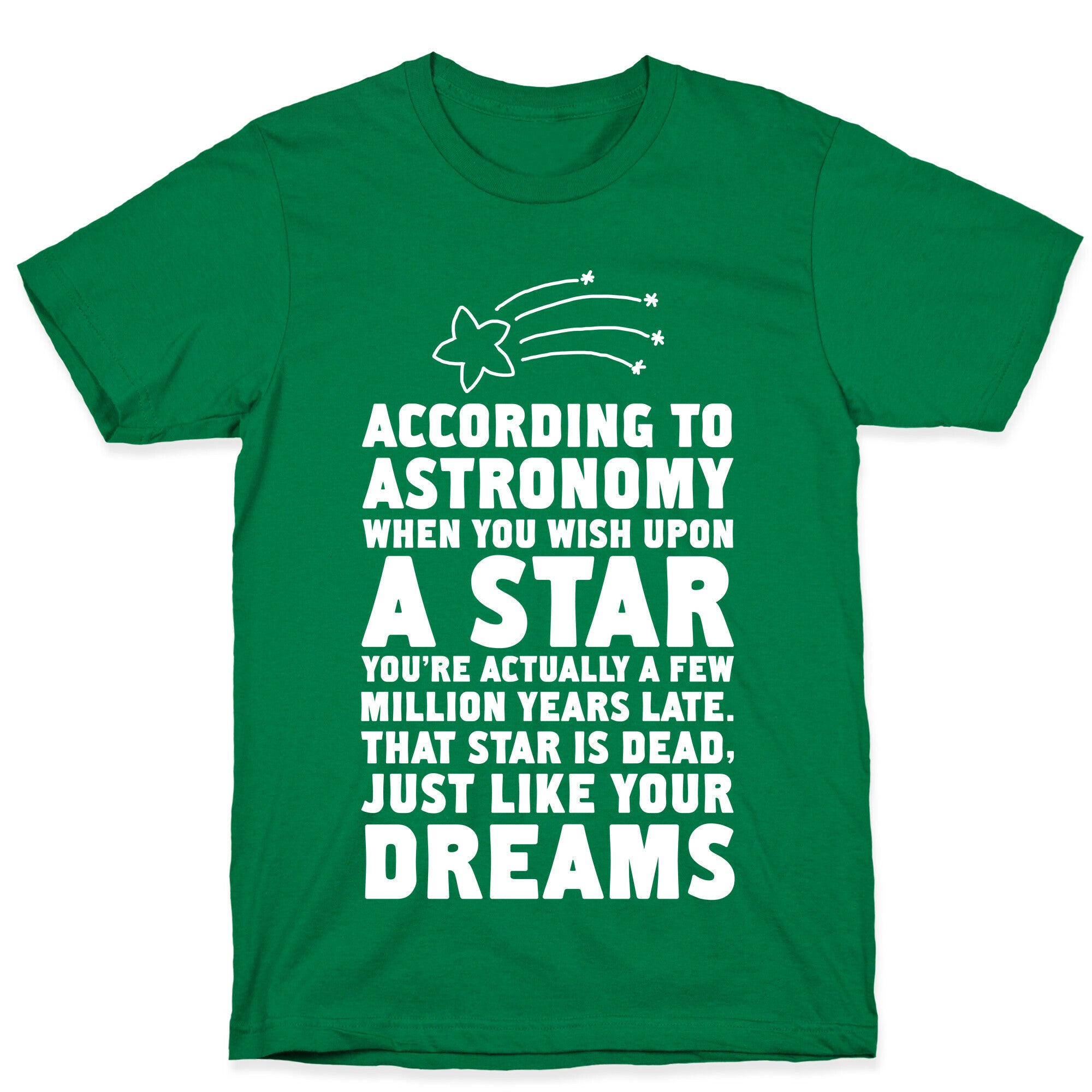 According to Astronomy all Your Dreams are Dead. T-Shirt