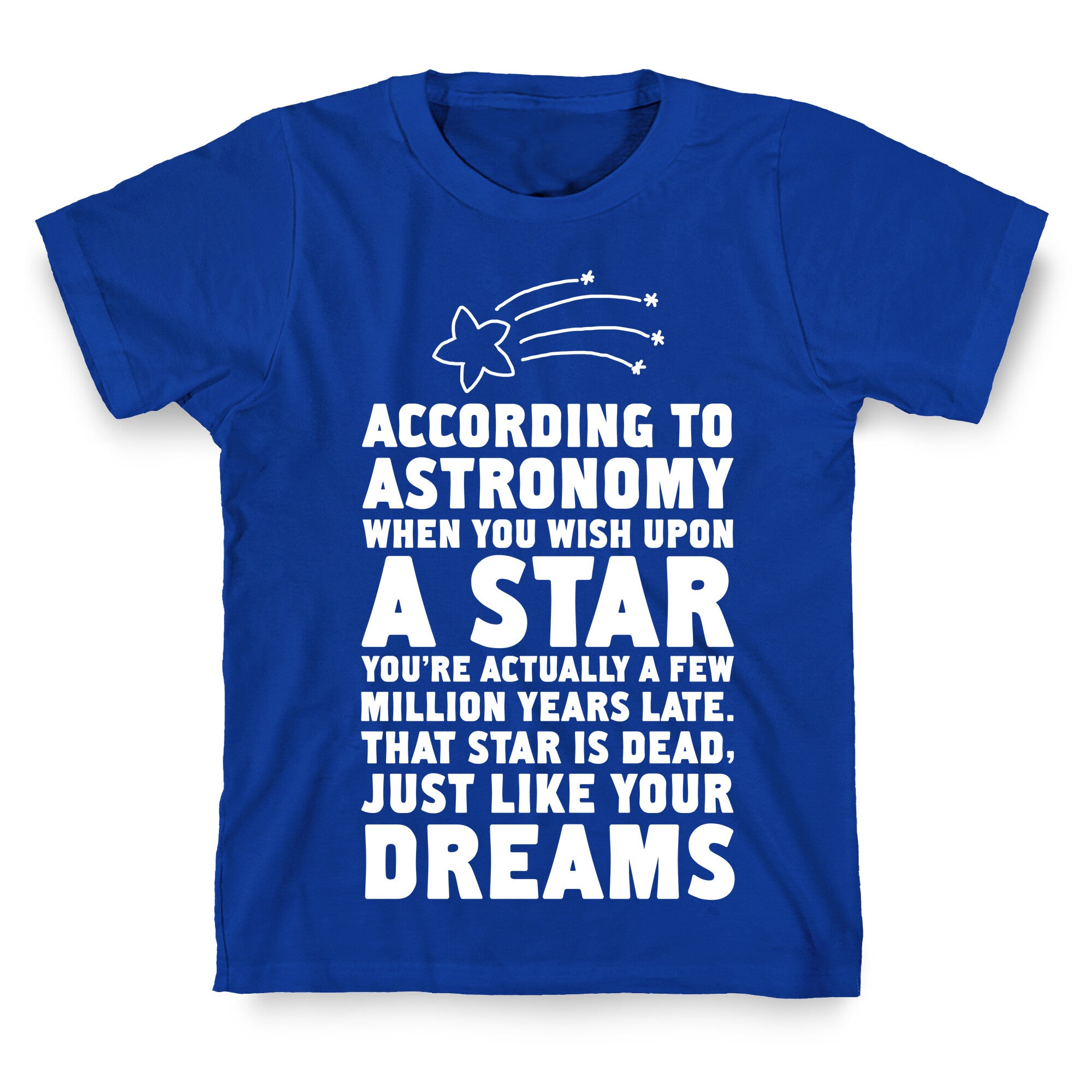 According to Astronomy all Your Dreams are Dead. T-Shirt