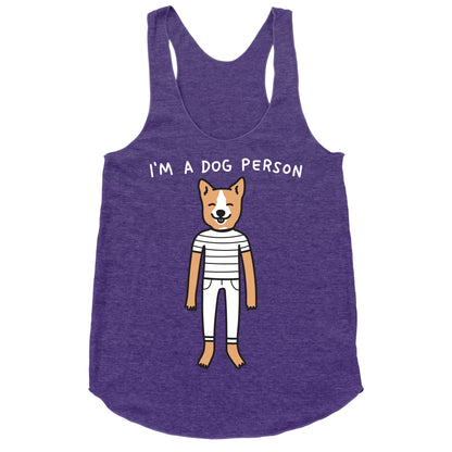 I'm A Dog Person Racerback Tank