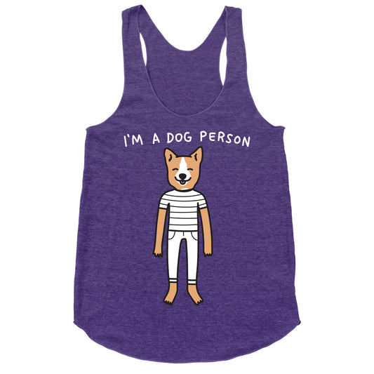 I'm A Dog Person Racerback Tank