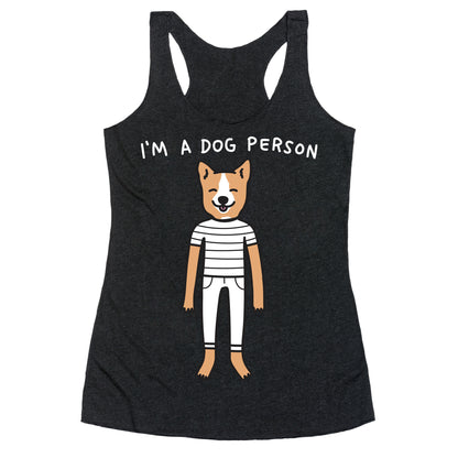 I'm A Dog Person Racerback Tank