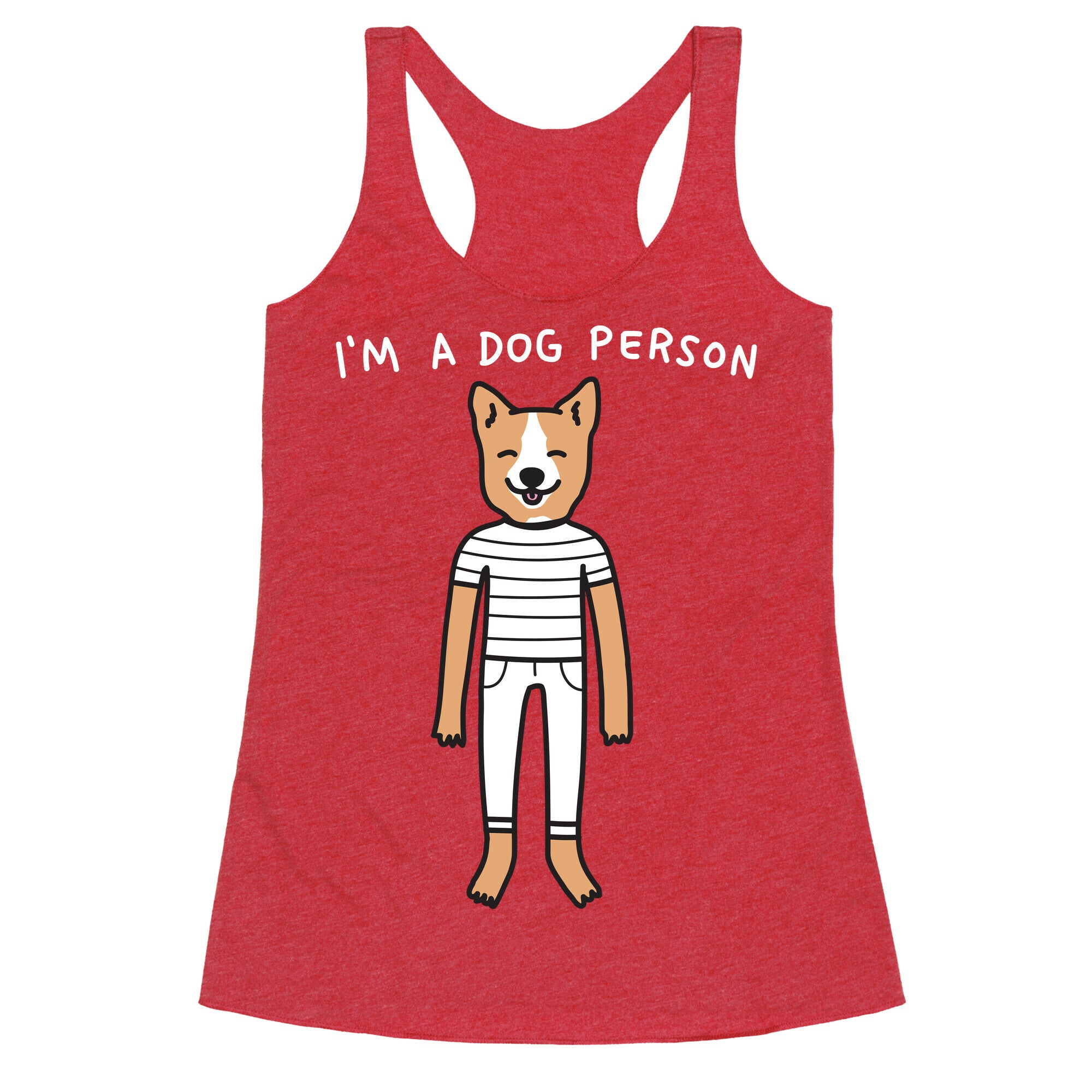 I'm A Dog Person Racerback Tank