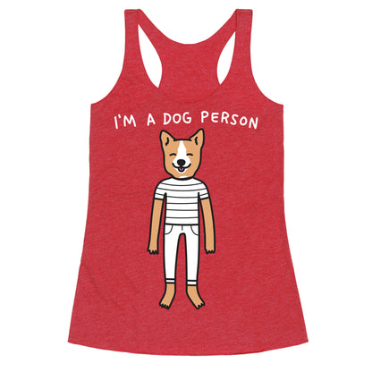 I'm A Dog Person Racerback Tank