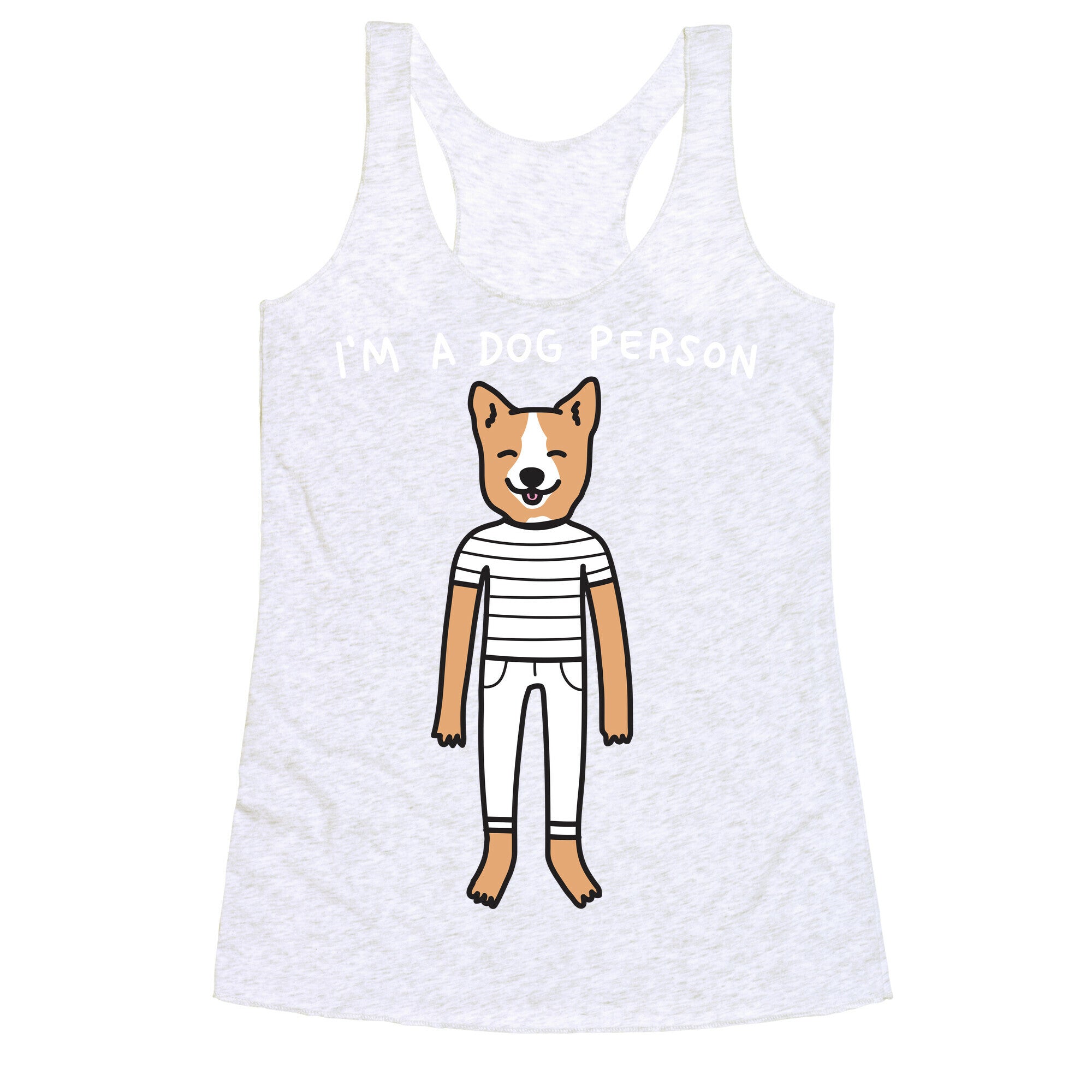 I'm A Dog Person Racerback Tank
