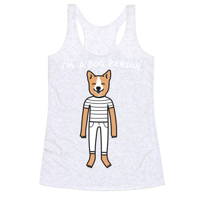 I'm A Dog Person Racerback Tank
