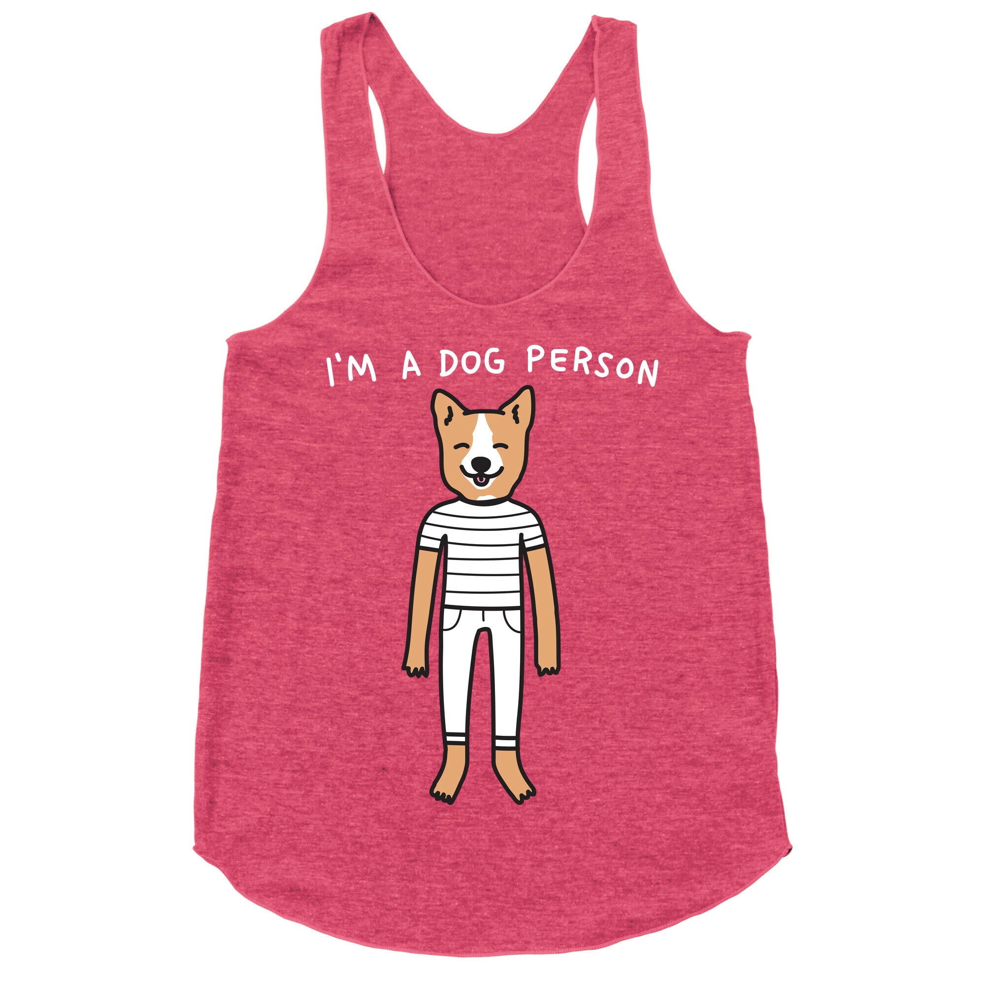 I'm A Dog Person Racerback Tank