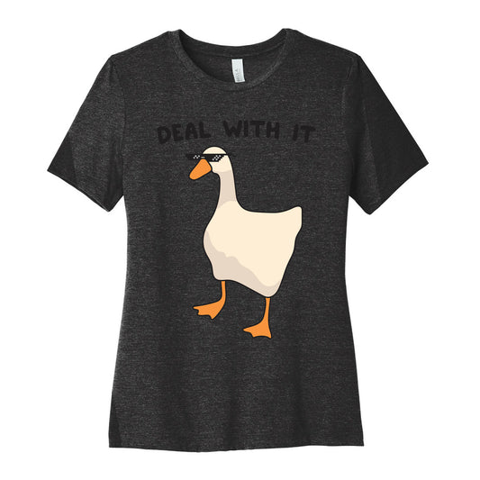 Deal With It (Goose) Women's Cotton Tee