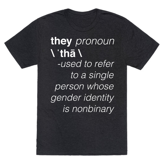 They Merriam-Webster Definition Unisex Triblend Tee