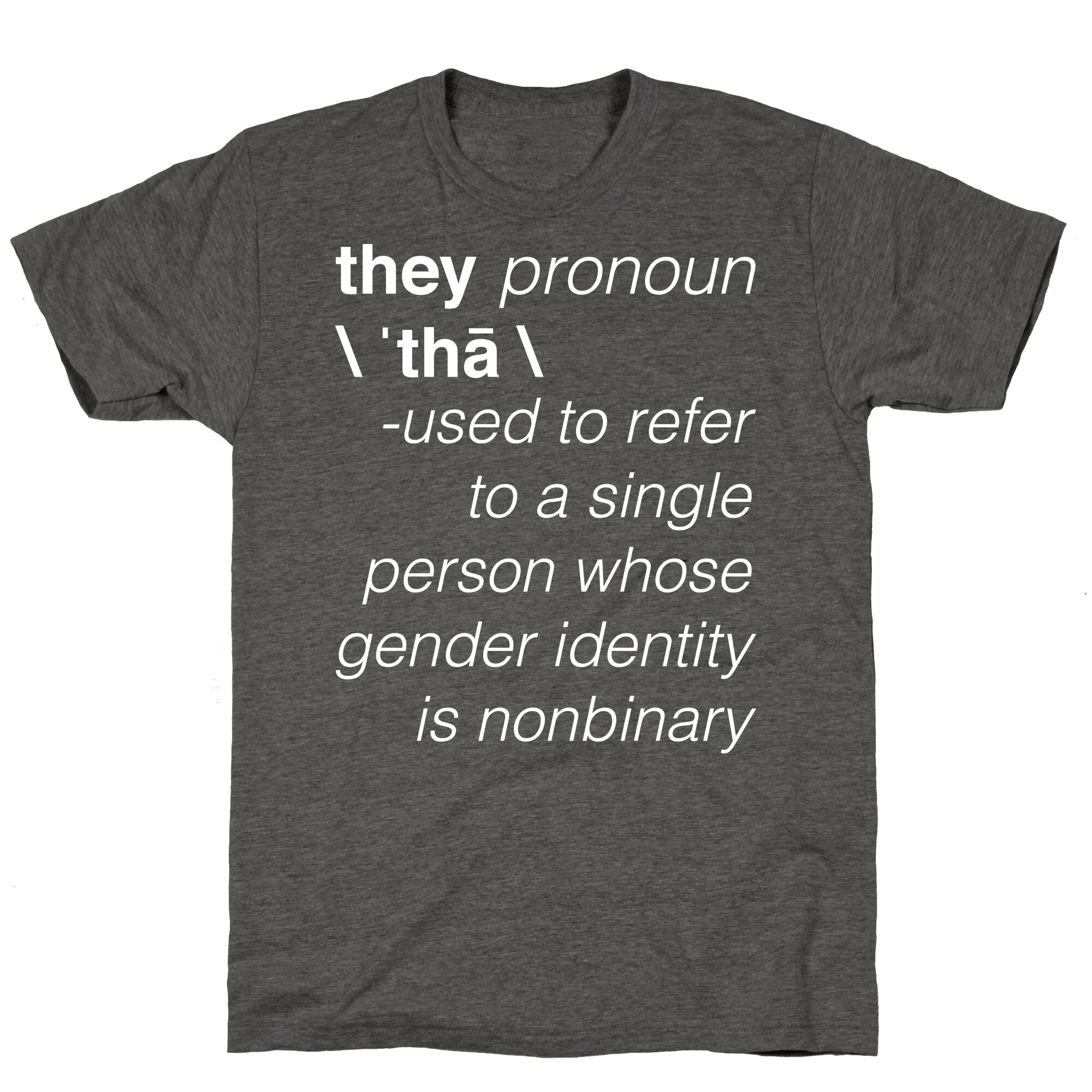 They Merriam-Webster Definition Unisex Triblend Tee
