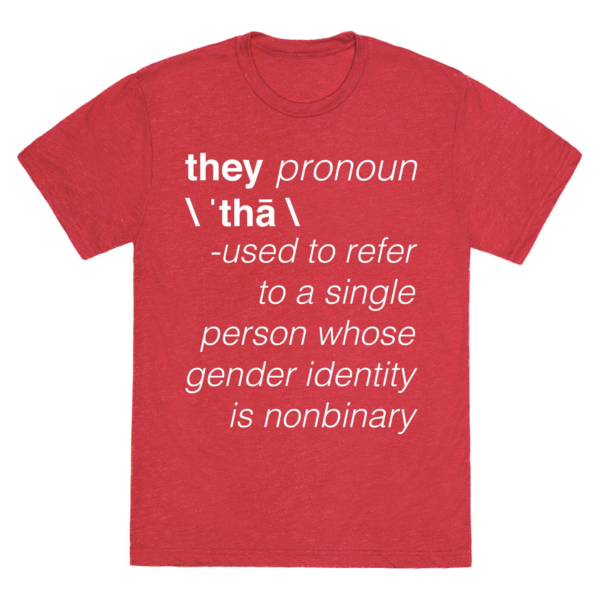 They Merriam-Webster Definition Unisex Triblend Tee