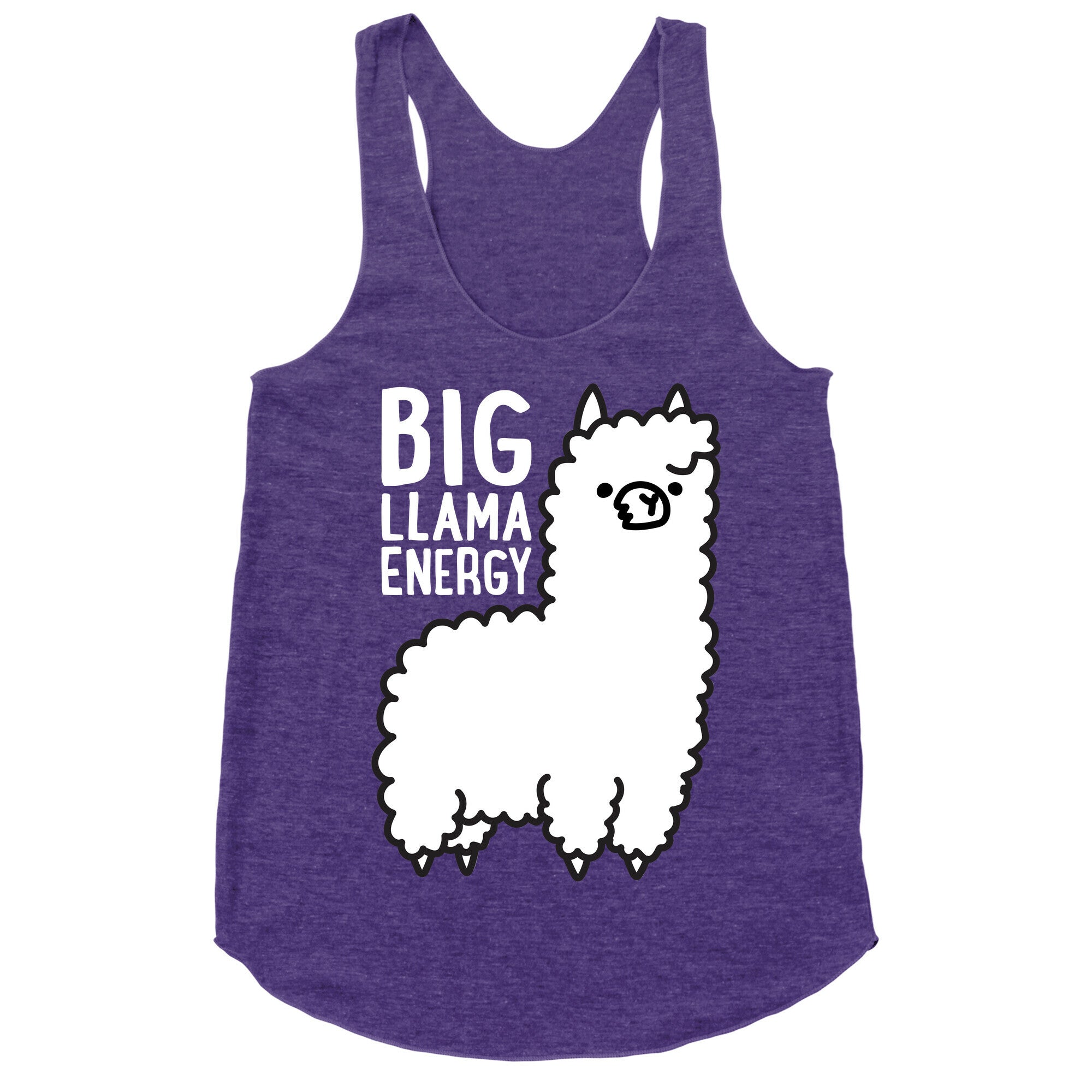 Big Llama Energy Racerback Tank