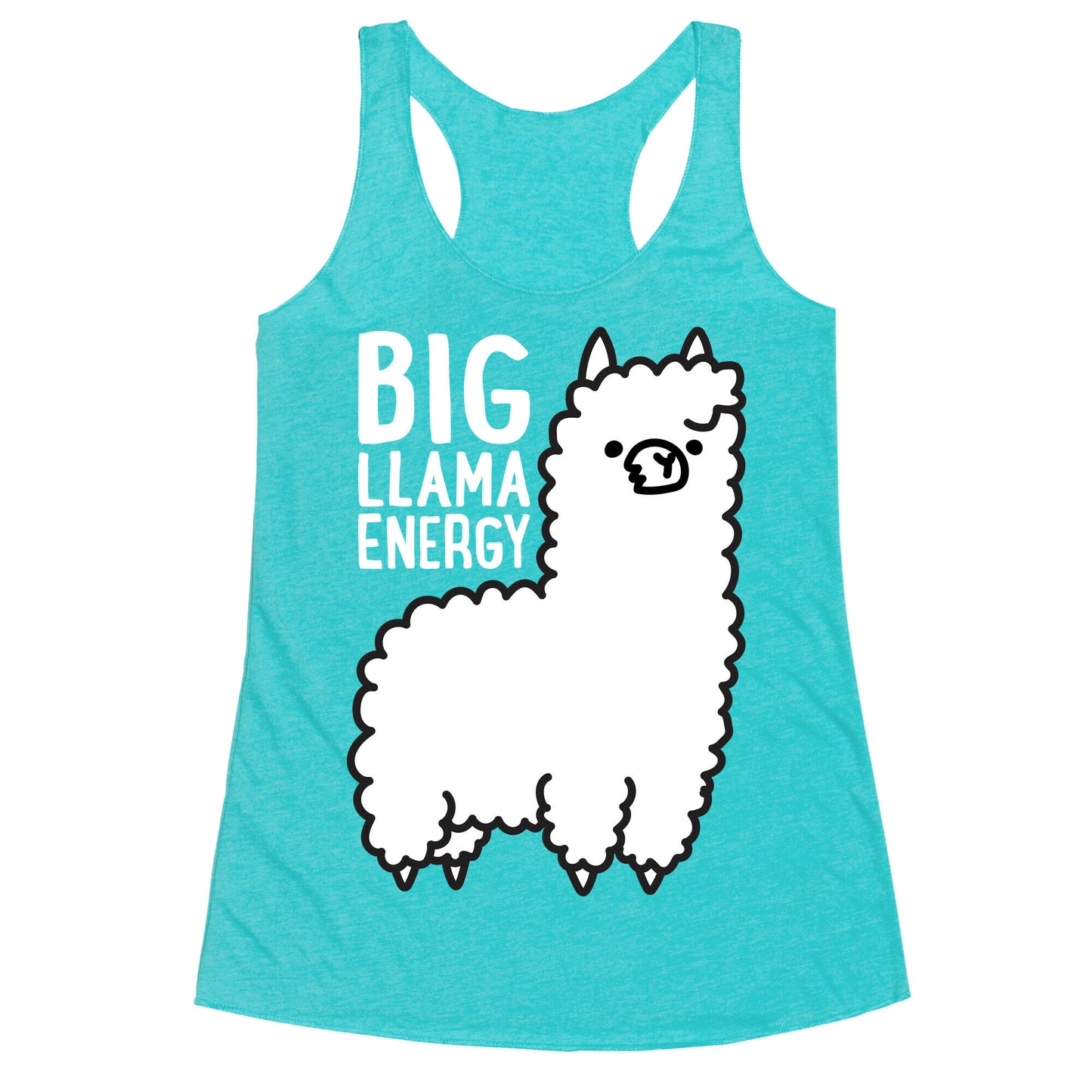 Big Llama Energy Racerback Tank