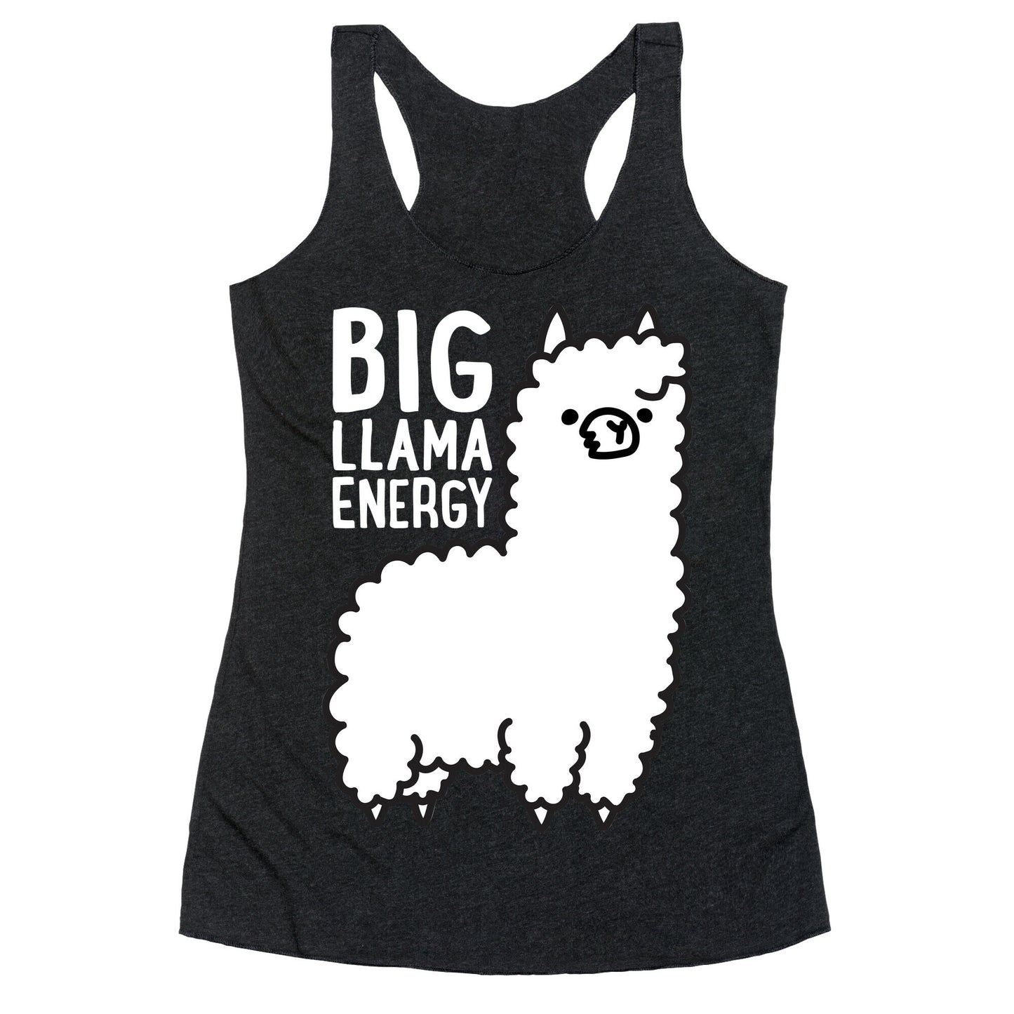 Big Llama Energy Racerback Tank