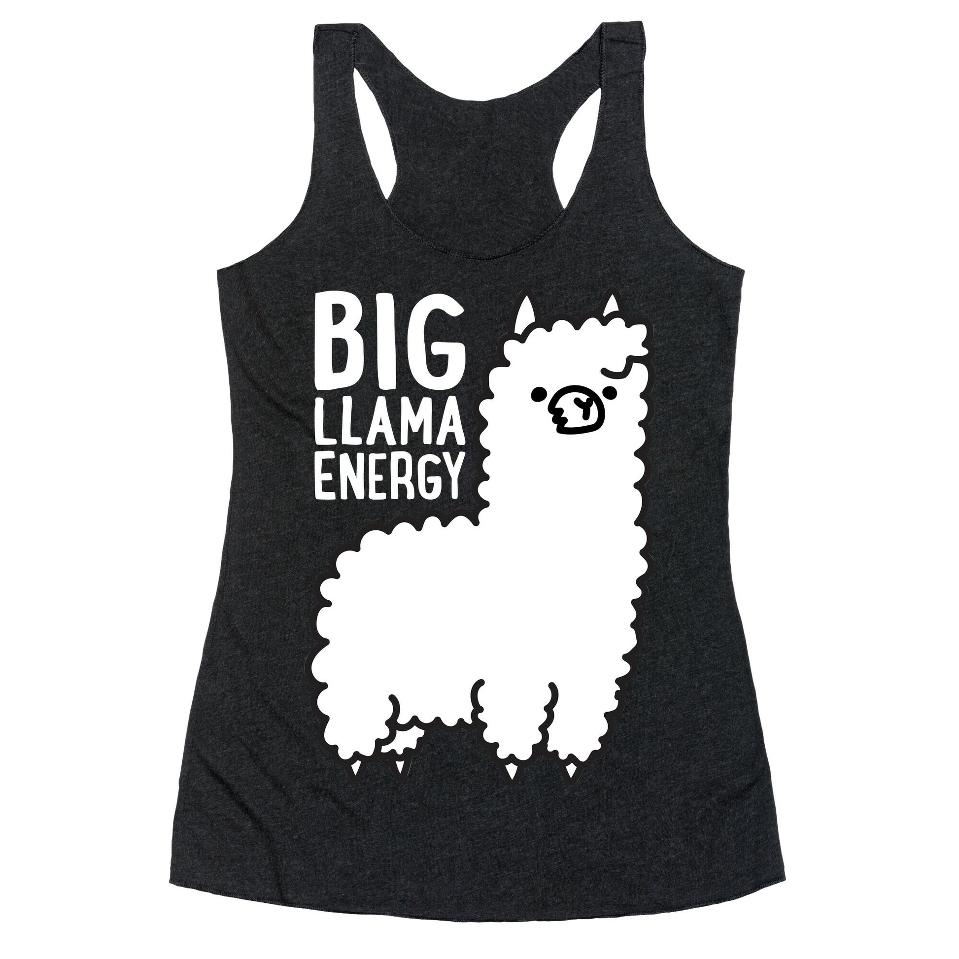 Big Llama Energy Racerback Tank