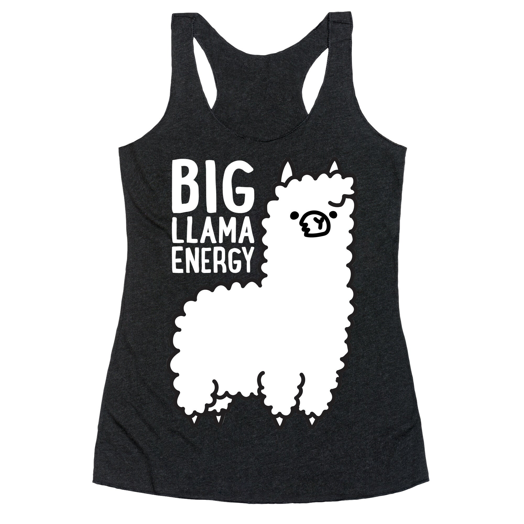 Big Llama Energy Racerback Tank