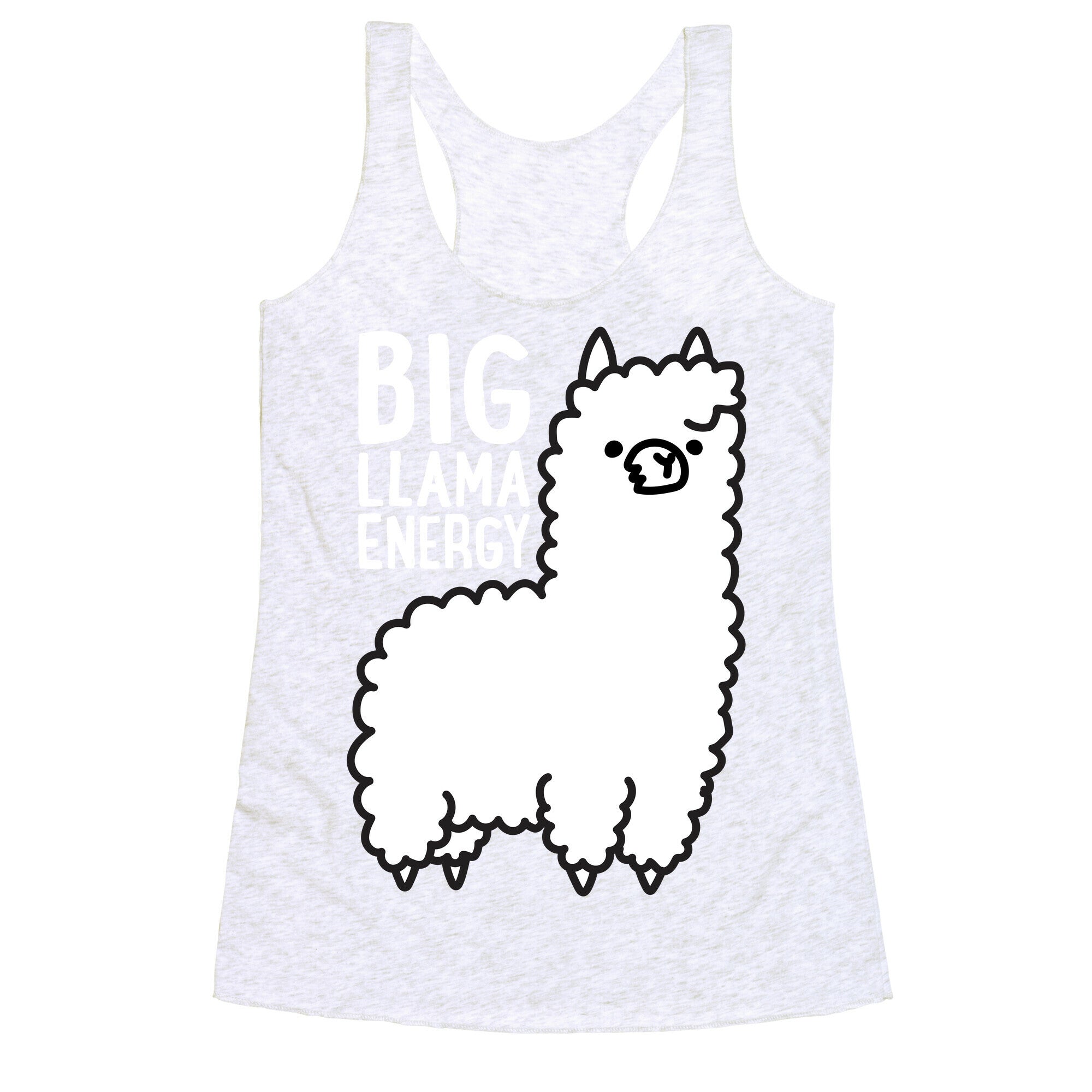 Big Llama Energy Racerback Tank