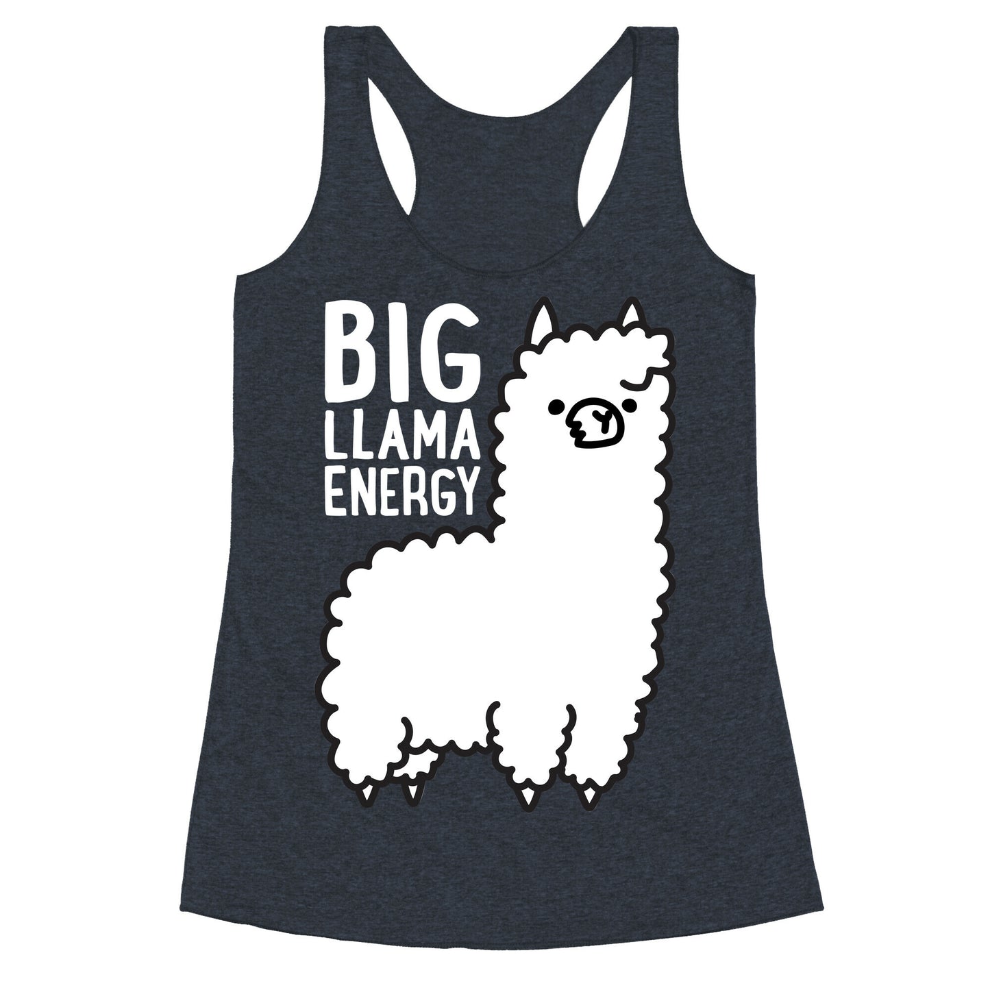 Big Llama Energy Racerback Tank