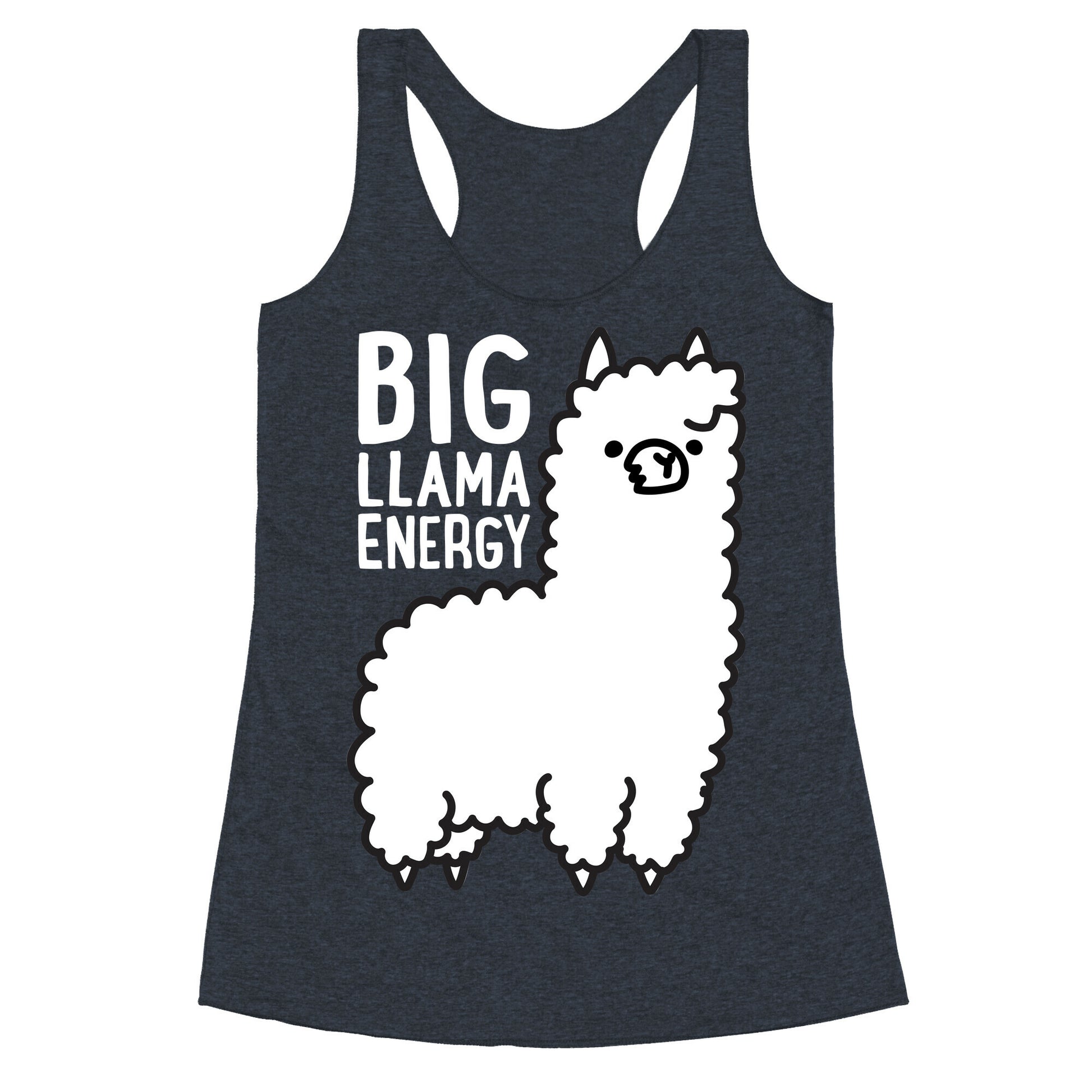 Big Llama Energy Racerback Tank