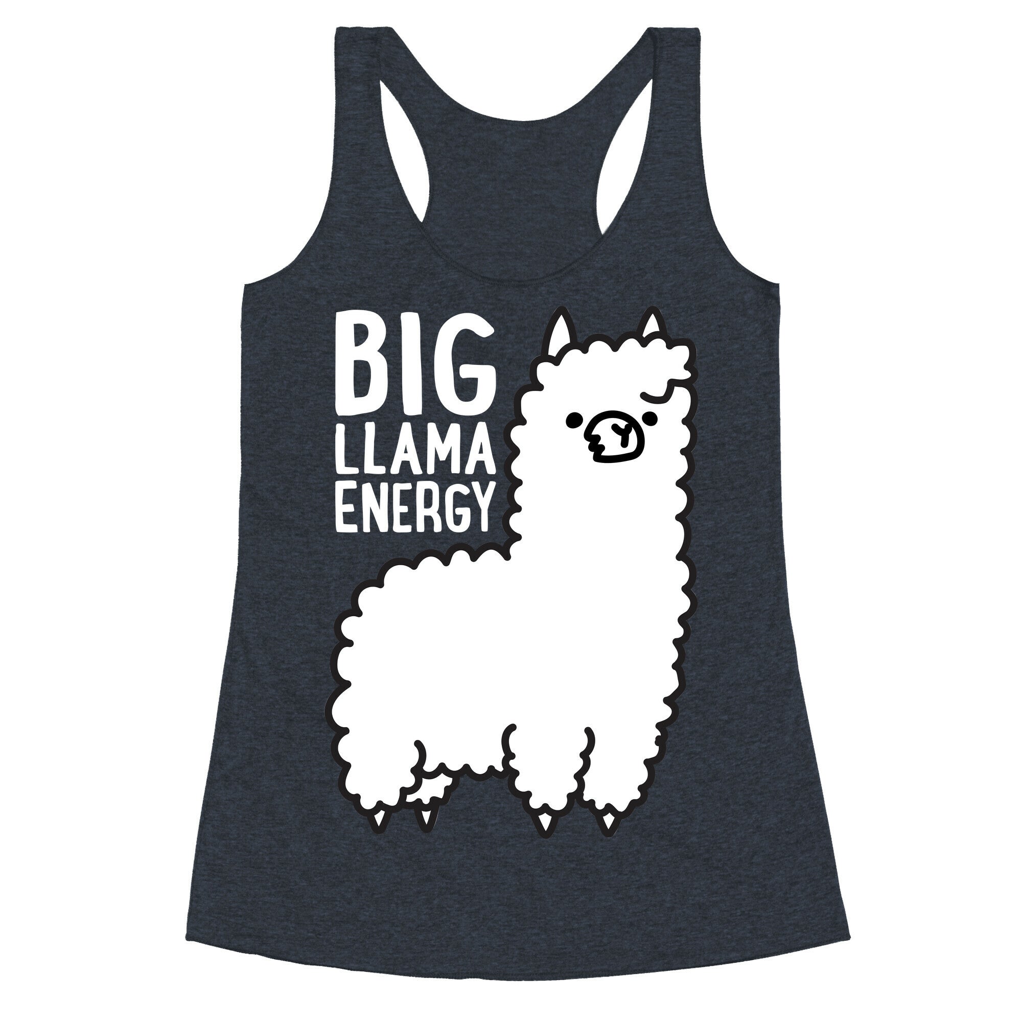 Big Llama Energy Racerback Tank