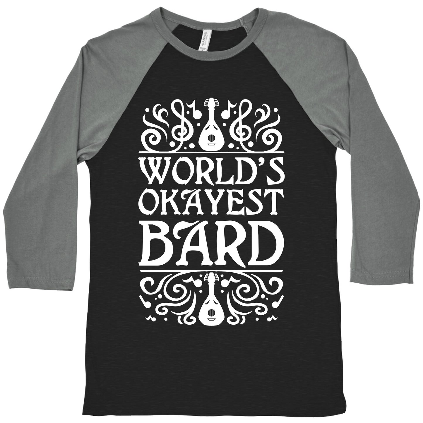 World's Okayest Bard Baseball Tee