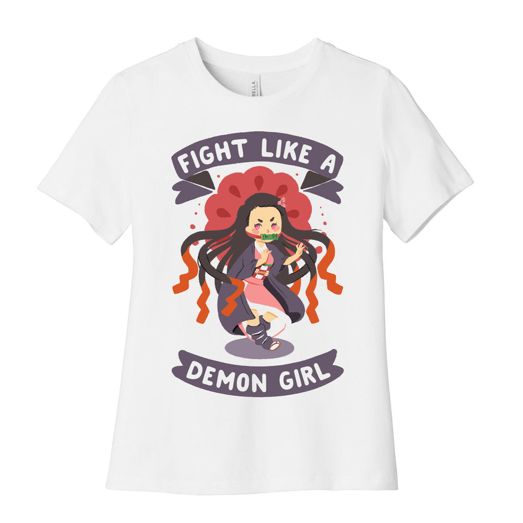 Fight Like a Demon Girl Nezuko Women's Cotton Tee