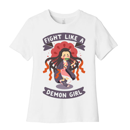 Fight Like a Demon Girl Nezuko Women's Cotton Tee