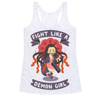 Fight Like a Demon Girl Nezuko Racerback Tank