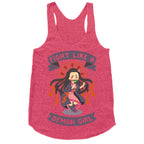 Fight Like a Demon Girl Nezuko Racerback Tank