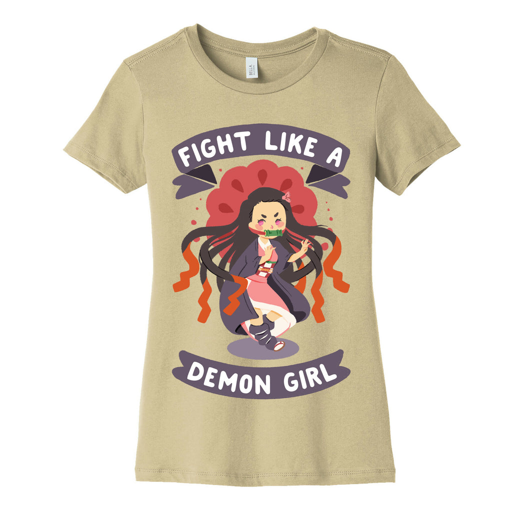 Fight Like a Demon Girl Nezuko Women's Cotton Tee