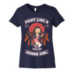 Fight Like a Demon Girl Nezuko Women's Cotton Tee