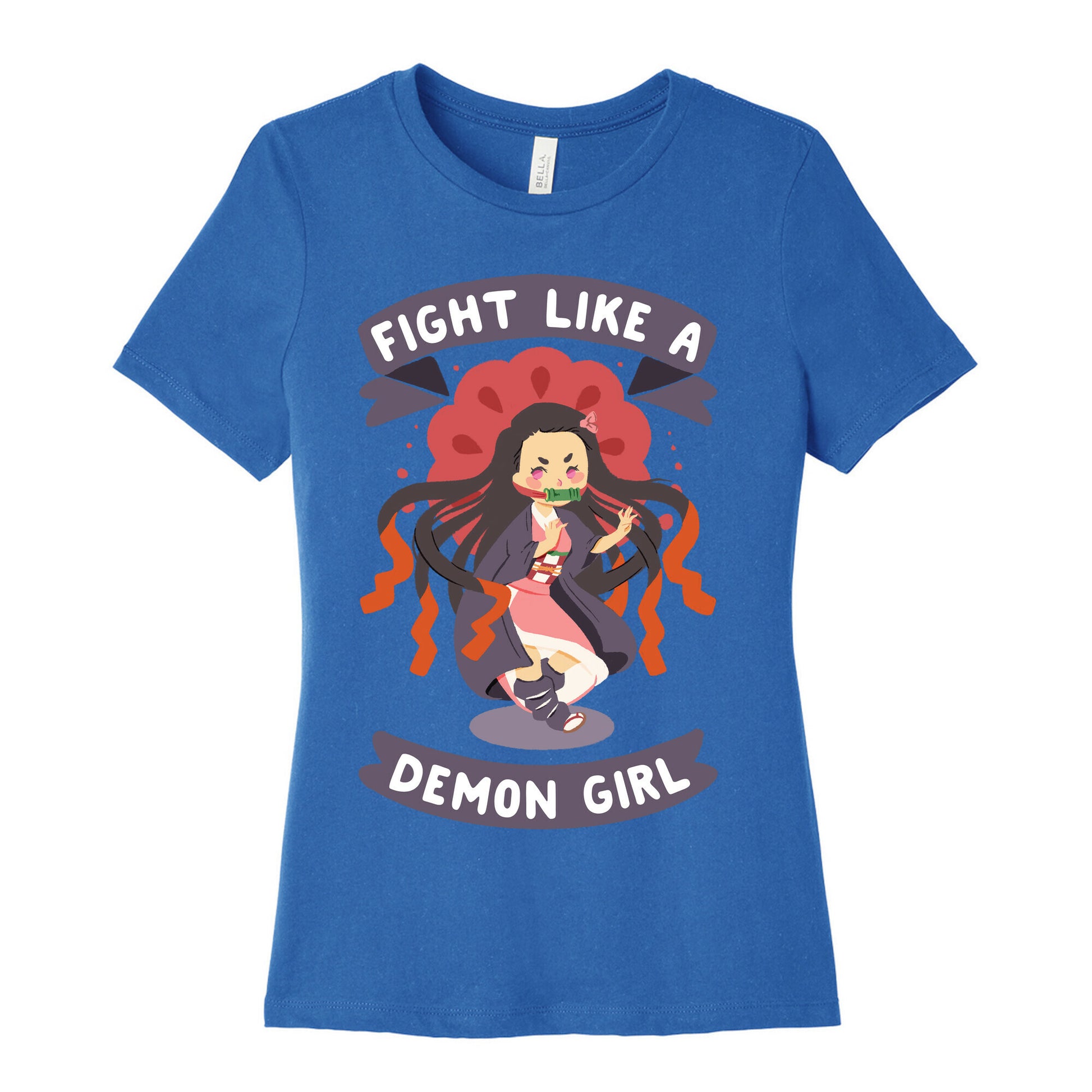 Fight Like a Demon Girl Nezuko Women's Cotton Tee