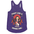 Fight Like a Demon Girl Nezuko Racerback Tank