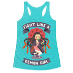 Fight Like a Demon Girl Nezuko Racerback Tank